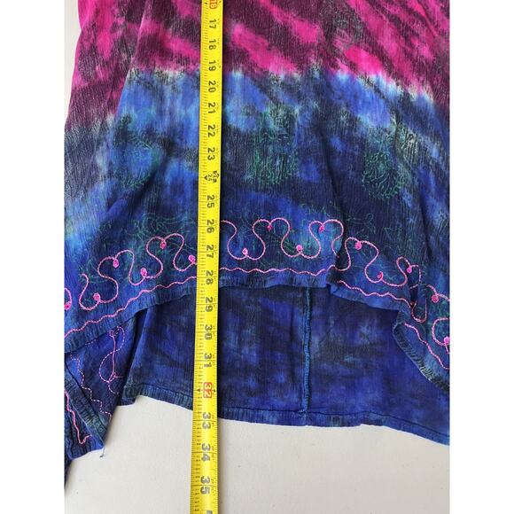 Bohemian Witchy Goblincore Top XL Hippie Festival Gypsy Renaissance Earthy - Picture 8 of 9